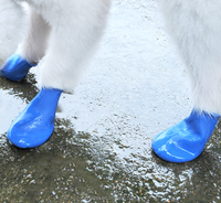 Chaussures pour chien Pet Paw Protect, chaussures ballon, chaussures de pluie jetables imperméables pour chien