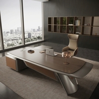 Meubles de bureau commerciaux Bureau de direction Bureau de direction moderne Bureau de direction en forme de L Bureau de direction modulaire Bureau de direction de luxe