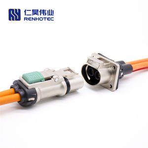 Connettore Metallico EV ad Alta Tensione 35A a 2 Pin per Cavi da 2.5mm2 e 6mm2 - Product Image 3