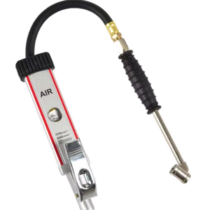 Manómetro de Presión de Neumáticos Tipo Regla de Alta Precisión U-NAI UN-9607-160DL 0-160PSI, Diseño a Prueba de Golpes, Aleación de Aluminio, Doble Conector - Product Image 1