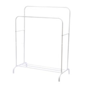 <b>Clothes</b> <b>Rack</b> Floor Standing Iron Rectangle Multi Functional Clothing Organizer For Bedroom Balcony Home Use - Product Image 1