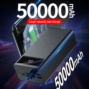 Banco de energía Digital de cuatro puertos, paquete de <span class=keywords><strong>batería</strong></span> de 50000 Mah, cargador <span class=keywords><strong>portátil</strong></span>, 50000 Mah - Product Image 4