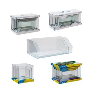 Mini Acquario Rettangolare in Vetro Ecologico con Sistema <span class=keywords><strong>d</strong></span>'<span class=keywords><strong>Acqua</strong></span> Intelligente per la Cura delle <span class=keywords><strong>Tartarughe</strong></span> - Product Image 1