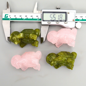 Cristal de Cuarzo Rosa Natural Pulido, Artesanía de Cristal, Sprites de Bolsillo, Tallados a Mano, Grabados Personalizados, 2 Pulgadas, Decoración del Hogar - Product Image 6