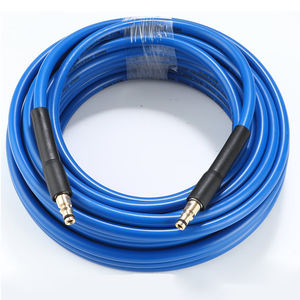 Tuyau de nettoyeur haute pression avec connecteur en laiton <span class=keywords><strong>Karcher</strong></span> 200 bars 2900 PSI, tuyau bleu pour lavage de voiture - Product Image 1