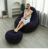 Canapé gonflable moderne auto-gonflant et pliable en PVC pour enfants - Chaise combinée multifonctionnelle pour extérieur, salon et cinéma