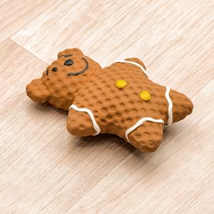 2025 yeni ürün noel ayı yavru köpekler için interaktif Bite lateks diş sağlık ses oyuncaklar - Product Image 3