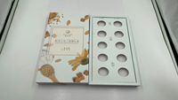Boîte en carton blanche personnalisée pour masques, soins de la peau, coffret d'emballage écologique, 10 pièces