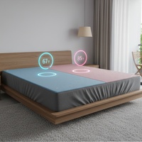 Housse de coussin chauffante et rafraîchissante personnalisable taille Queen standard avec circulation d'eau pour les personnes ayant chaud la nuit