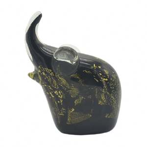 장식품 동물 유리 날려 코끼리 장식 장식 예술 유리 야생 동물 장식 가정 장식 - Product Image 1