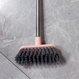 Brosse à récurer les sols avec long manche, poils rigides, brosse de <span class=keywords><strong>terrasse</strong></span>, nettoyage multi-usages, brosse de nettoyage robuste pour parquet - Product Image 4