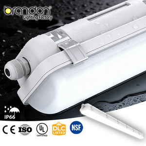 Lumière LED Tri-proof UL NSF à suspendre au plafond, 2 pieds/4 pieds/8 pieds, 40W/60W, résistante aux intempéries, étanche IP66, pour garage, atelier, entrepôts - Product Image 1