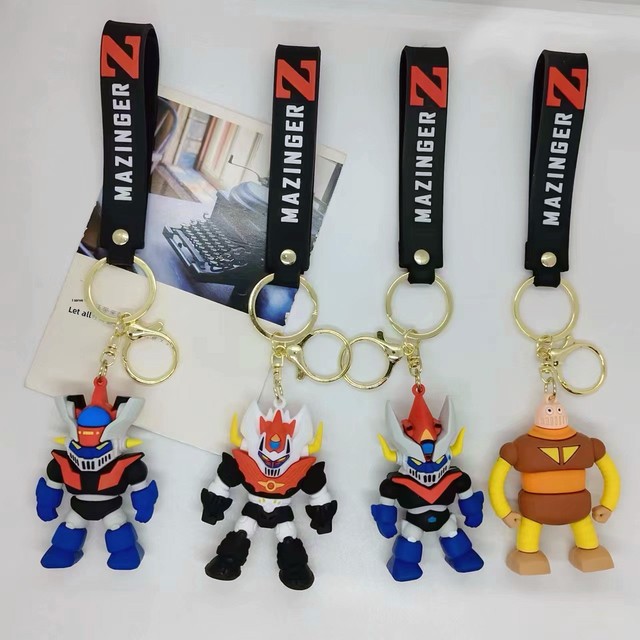 Gundam Robot Keychain Car Bag Action Anime Gift God Mecha Toy Keychain Doll Exquisite Small Gift Pendant Accessories