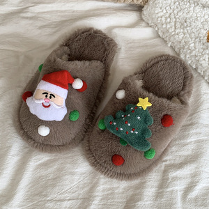Zapatillas de Felpa Versátiles con Suela Plana para Niños, Otoño-Invierno 2026, Diseño Navideño - Product Image 5
