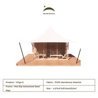 Nouvelles meilleures tentes de luxe extensibles pour le glamping quatre saisons Tente de maison d'hôtel de villégiature sur plate-forme à vendre