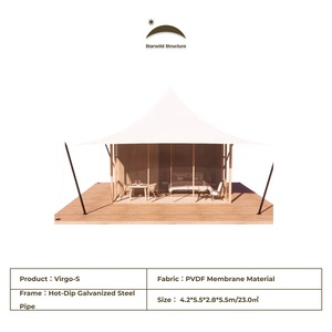Nouvelles meilleures tentes de luxe extensibles pour le glamping quatre saisons Tente de maison d'hôtel de villégiature sur plate-forme <span class=keywords><strong>à</strong></span> <span class=keywords><strong>vendre</strong></span> - Product Image 2