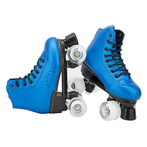 Patines de Ruedas Ajustables con Luces LED de PU para Hombre y Mujer, Patines de 4 Ruedas con Capacidad de 30-40L, Venta al Por Mayor - Product Image 3