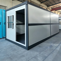 Maison mobile de luxe, type Z, maison modulaire en conteneur, casa préfabriquée, 2 chambres, maison en conteneur pliable en kit