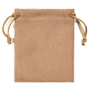Pochette en velours noir personnalisée avec cordon de serrage, pochette à bijoux en velours, sacs à bijoux en velours avec logo - Product Image 6
