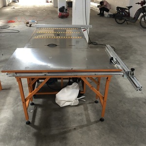 Sierra de mesa deslizante plegable simple tipo riel 220V para corte horizontal de paneles de <span class=keywords><strong>contrachapado</strong></span>, herramienta de carpintería para cortar madera - Product Image 6