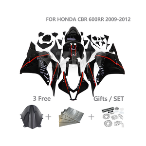 Kit de carénage de moto ABS POUR HONDA CBR600RR 2009 <span class=keywords><strong>2010</strong></span> 2011 2012 CBR <span class=keywords><strong>600RR</strong></span> Pièces de cadre et de carrosserie de moto personnalisées H0609-105a - Product Image 1