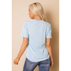 TD Faith Ladies girocollo t-shirt in cotone traspirante maglia di seta di alta qualità Casual con scritte floreali Short Top 2XL 3XL disponibile - Product Image 3