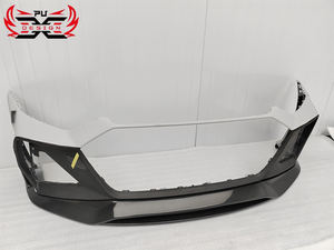 Labbro Anteriore in Fibra di Carbonio PU, Perfettamente Adattabile, per <span class=keywords><strong>Audi</strong></span> <span class=keywords><strong>RS6</strong></span> C8 19+ Stile MSY, Kit Carrozzeria Lowe Lip - Product Image 4