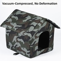 Lit pour animaux de compagnie en tissu imperméable d'extérieur pour chats et chiens, lavable et détachable, pour petites/moyennes/grandes/extra grandes races, transfrontalier