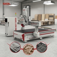 Equipo de Fresado CNC para Fabricación de Muebles, Máquina de Carpintería con Mesa de 4X8, Fresadora CNC de 1300X2500mm