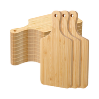 Houten snijplank met gegraveerd logo, rechthoekig, bamboe, met handvat, SY merk, duurzaam, 1,5 cm dik, vaatwasserbestendig, voor thuisgebruik