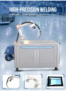 CNC GROUP Tragbarer Autonomer Mobiler Schweißwagen 6-Achsen Kollaborativer Roboter PLC Motorlager Edelstahl Aluminium - Product Image 5
