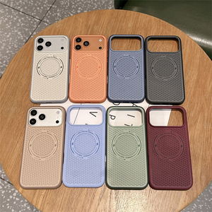 Coque magnétique de dissipation thermique pour iPhone 18 Pro Max 17 16 15 14 13, motif nid d'abeille, haute qualité, vente chaude - Product Image 6