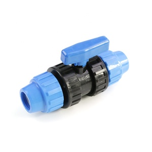 Vanne de raccordement rapide PE-PE par compression HYRT 90mm PN16 pour système d'irrigation, Vanne à boisseau sphérique pour l'irrigation - Product Image 5