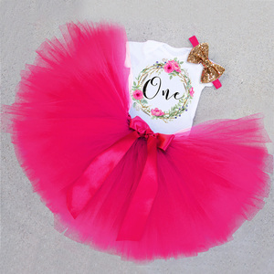 Robes tutu pour bébé fille, fête de 1er anniversaire, vêtements pour tout-petits, vêtements de princesse pour filles de 1 an, vêtements de baptême - Product Image 2