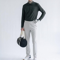 Polo Homme Manches Longues Séchage Rapide Respirant Léger Extensible pour Golf et Sports de Plein Air – Vente en Gros Usine