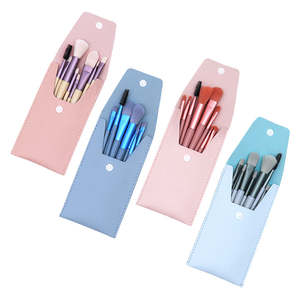 Ensemble de 8 mini pinceaux de maquillage de voyage mignons et portables, poils doux, outils de beauté, remise sur les produits mixtes HQ - Product Image 3