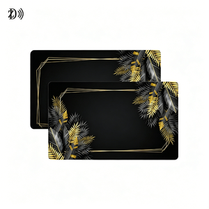 <span class=keywords><strong>Carte</strong></span> NFC en PVC gaufrée or avec service d'impression de logo givré pour clubs de <span class=keywords><strong>golf</strong></span> VIP, clubs privés, salons d'affaires, salles de sport de luxe - Product Image 5