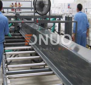 Machine de fabrication de tuiles de toiture et de canaux d'eau translucides en polymère renforcé de fibres de verre (GRP) - Product Image 2