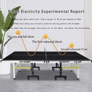 <span class=keywords><strong>Tavolo</strong></span> da Ping-Pong Professionale da Esterno e Interno Pieghevole e Movibile - Product Image 4