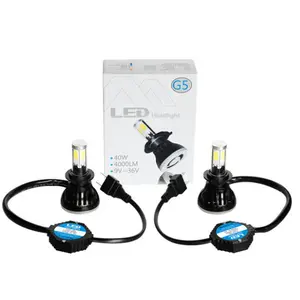 Produsen Cina 360 derajat 4 sisi penerangan mobil Universal bohlam lampu depan Led 12v Cob 6000lm bohlam lampu depan Led otomatis