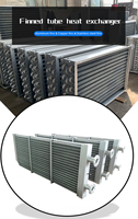 Radiateur à tubes à ailettes en acier au carbone, échangeur de chaleur pour atelier de séchage du bois massif