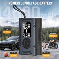 Cordless Digital Tire Inflator Pump Tool Kit Car Bicycle Bike Vehicle 150psi Emergency Light Air Inflatable Accessories Cycling