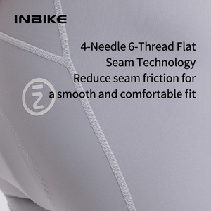 Inbike người đàn ông đi xe đạp yếm thiết lập độn BIB quần short thoáng khí nhanh chóng khô nén phù hợp với 3D sơn dương phản quang cộng với kích thước liền mạch - Product Image 3