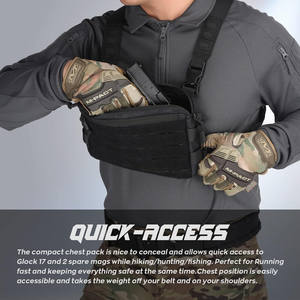 Free sample Outdoor Waterproof Oxford <b>Molle</b> System Crossbody Pack Camo Hunting Tactical Messenger Large Chest <b>Bag</b> - Product Image 4