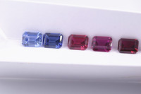 ROOMY 5A Haute Qualité Étape Émeraude Cut Czochralski Lab Grown Royal Blue Sapphire Loose Facete Gemstones Blue Sapphire