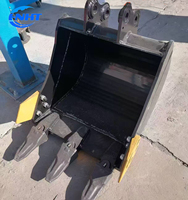 Bucket Excavator Mini, Bucket Kerucut, Bucket Standar, Bucket Penyaring Tanah untuk Excavator 3 Ton, Bucket Excavator Kompak