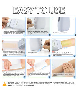 Waxkiss Portable 100ml Mini Cartouche Rouleau Sur Chauffe-<span class=keywords><strong>Cire</strong></span> En Gros Réchauffeur De <span class=keywords><strong>Cire</strong></span> Dépilatoire Roll On Pour Salon De Beauté - Product Image 6