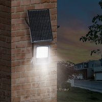 Projecteur solaire LED CHZ 200W/300W 130lm/W ultra lumineux IP65 avec puces SMD pour éclairage paysager