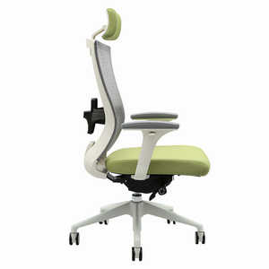 Henglin sang trọng màu đen Ghế văn phòng điều hành da và lưới thiết kế phong cách hiện đại cho bàn sử dụng - Product Image 4