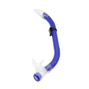 Snorkel semiseco para niños, talla S, azul real, equipo de snorkel de PVC duradero - Product Image 5